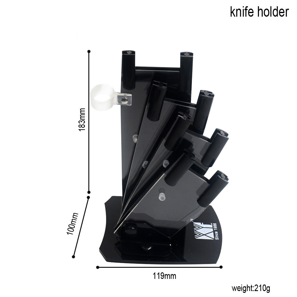 New Plastic Black And Silver Clip Sector Knife Holder