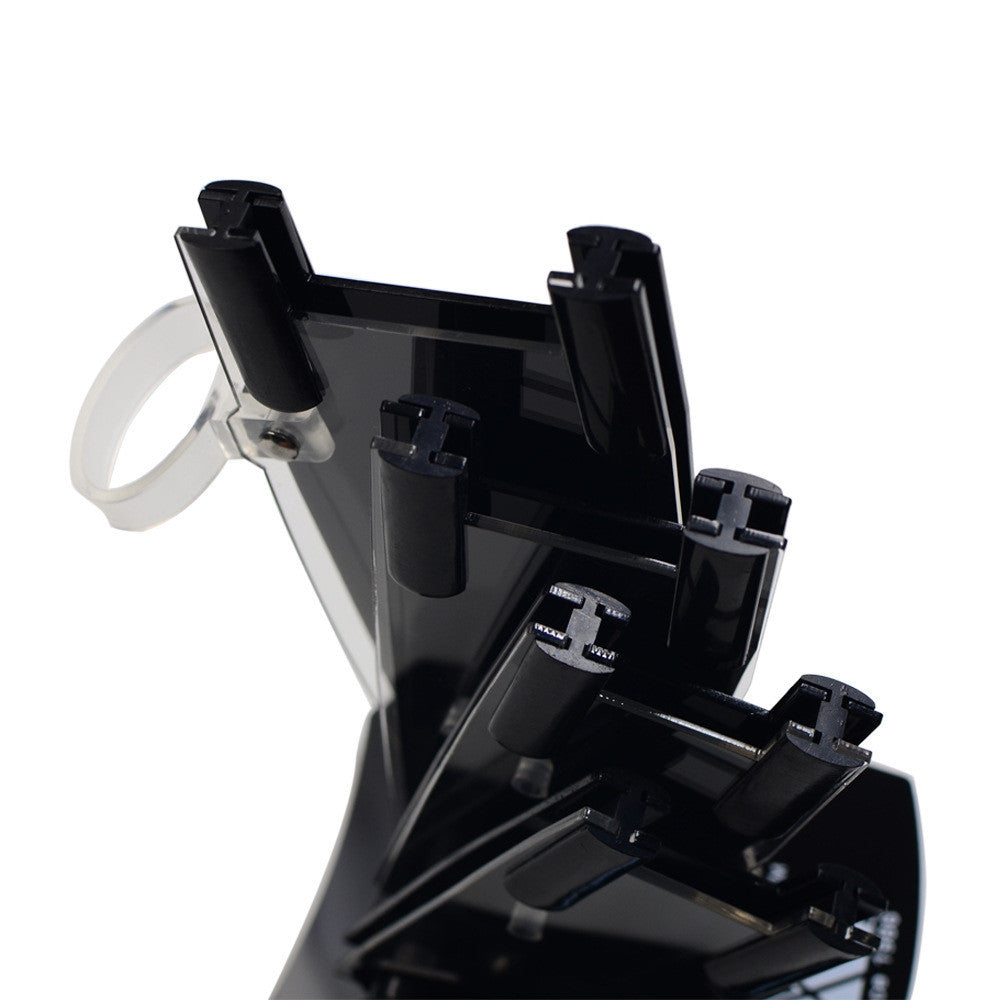 New Plastic Black And Silver Clip Sector Knife Holder