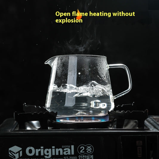 Heat-resistant Glass Coffee Maker Household Milk Scaled Cup