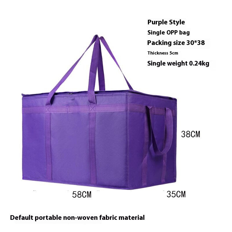 Outdoor Camping Large Capacity Picnic Double Layer Insulated Bag