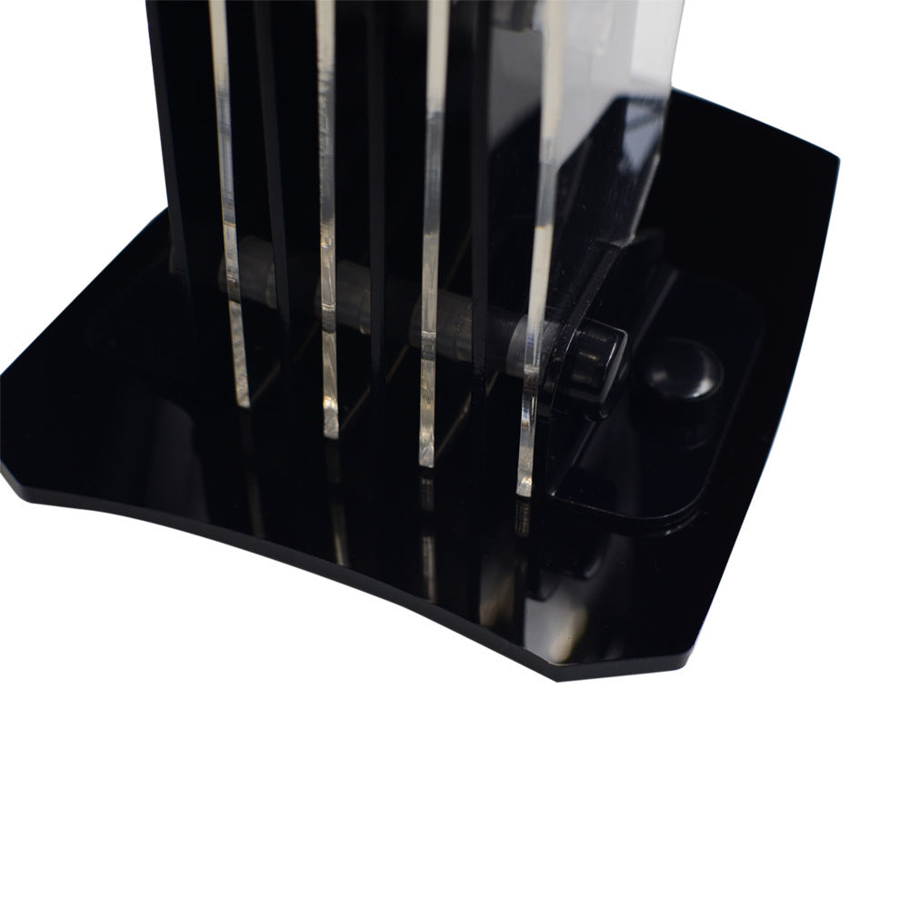 New Plastic Black And Silver Clip Sector Knife Holder