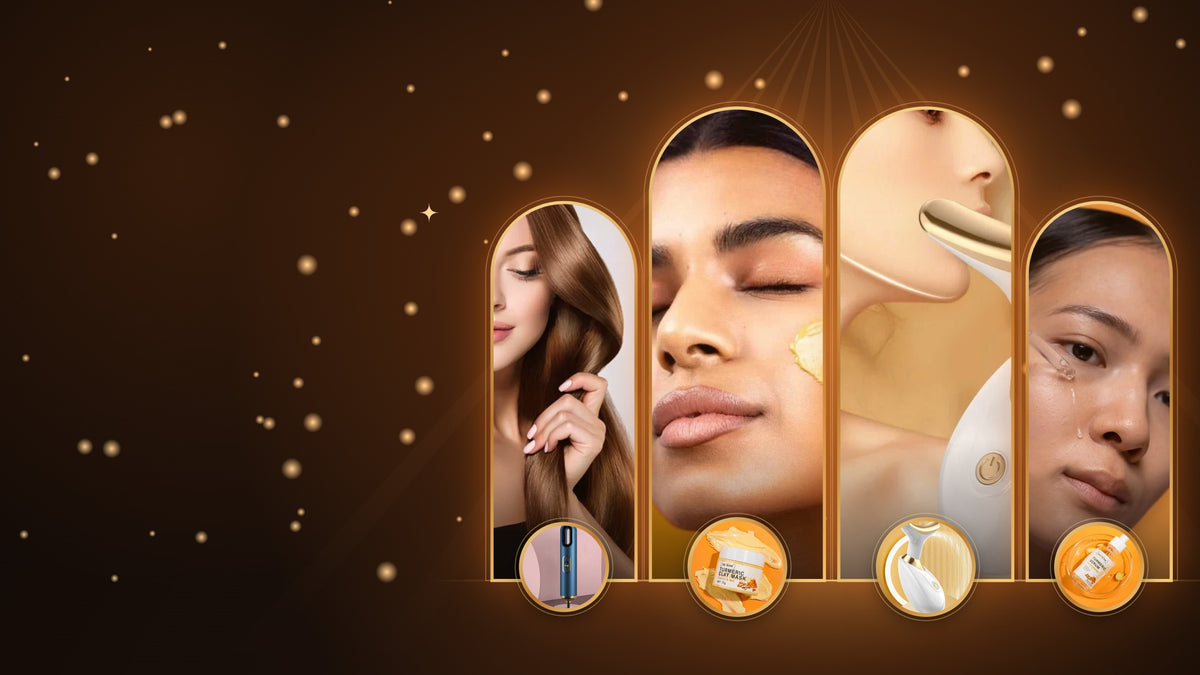 Women using GS-choice skincare and beauty tools