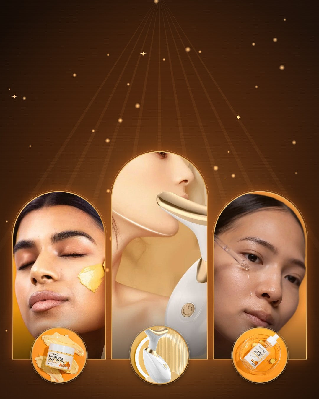 Women using GS-choice skincare and beauty tools