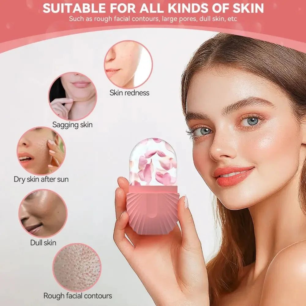 Silicone Cube Facial Ice Roller - GS - choice